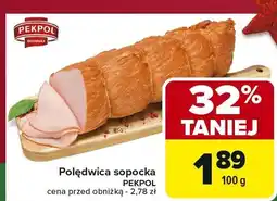 Carrefour Market Polędwica sopocka Pekpol oferta