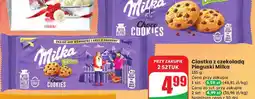 Dino Ciastka z czekoladą Pieguski Choco Cookies Milka oferta