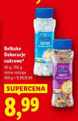 Lidl Dekoracje cukrowe Belbake oferta