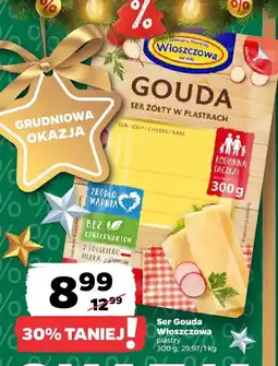 Netto Ser Gouda plastry Włoszczowa oferta