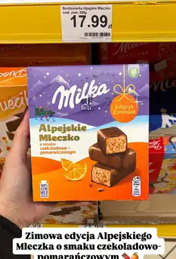 Dino Alpejskie Mleczko o smaku czekoladowo-pomarańczowym Milka oferta