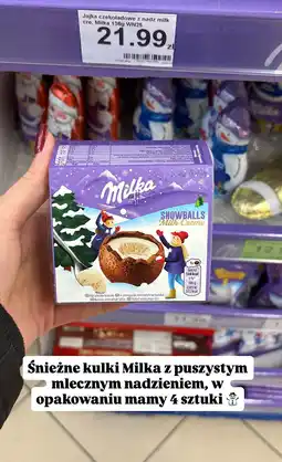 Dino Śnieżne kulki Milka z mlecznym nadzieniem oferta