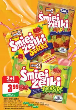 Dino Żelki Śmiejżelki kwaśne owocowe nimm2 Storck oferta