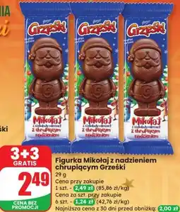 Dino Czekolada Figurka Mikołaj z nadzieniem chrupiącym Grześ Goplana oferta