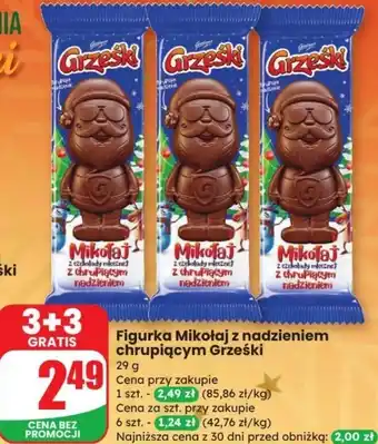 Czekolada Figurka Mikołaj z nadzieniem chrupiącym Grześ Goplana