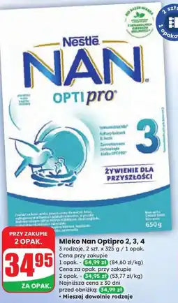 Dino Mleko Nan Optipro 2, 3, 4 Nestlé Nan oferta