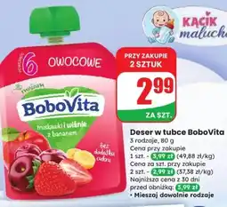 Dino Deser w tubce BoboVita 3 rodzaje oferta