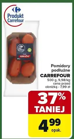 Carrefour Pomidory bodłużne Carrefour 500g oferta