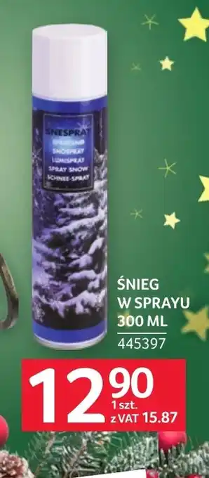 Selgros Śnieg w sprayu oferta