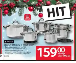 Selgros Zestaw garnków Ambition oferta