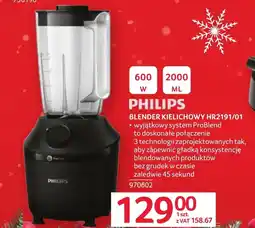 Selgros Blender kielichowy Philips oferta