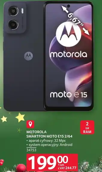 Selgros Smartfon Motorola oferta