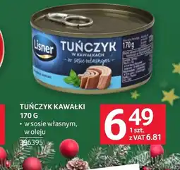 Selgros Tuńczyk w sosie własnym Lisner oferta
