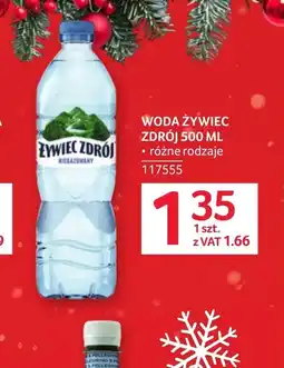 Selgros Woda mineralna Żywiec zdrój oferta