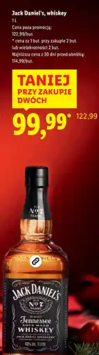 Lidl Whiskey Jack Daniel's oferta