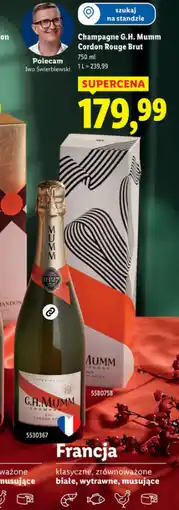 Lidl Wino musujące G.H. Mumm oferta
