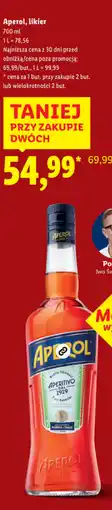 Lidl Likier Aperol oferta