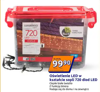 Oświetlenie LED w kształcie sopli 720 diod LED