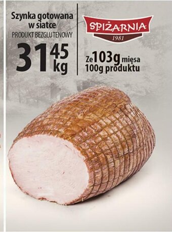 Delisso Delikatesy Szynka gotowana w siatce 1kg oferta