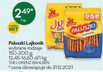 Groszek Paluszki Lajkonik 150-200g oferta