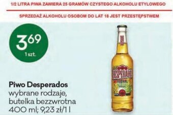 Groszek Piwo Desperados 400ml oferta