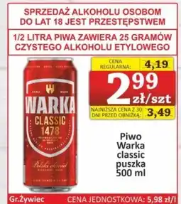 Marmax Piwo Warka oferta