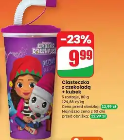 Dino Ciasteczka z czekoladą + kubek koci dome gabi oferta