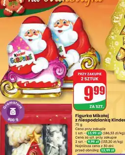 Dino Figurka czekoladowa mikołaj Kinder Niespodzianka oferta
