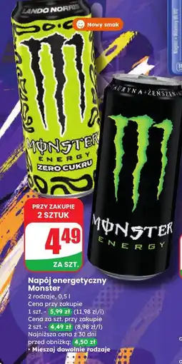 Dino Napój lando norris zero Monster Energy oferta