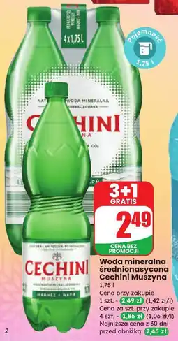Dino Woda średnionasycona Muszyna Cechini oferta