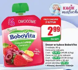 Dino Mus truskawki i wiśnie z bananem Bobovita oferta