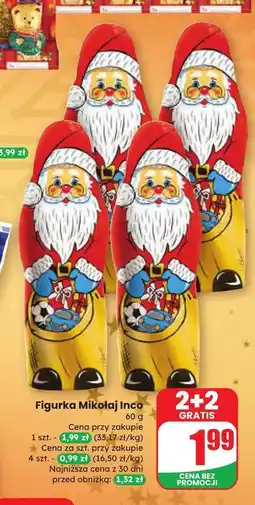 Dino Mikołaj z czekolady Inco oferta