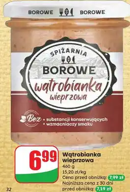 Dino Wątrobianka wieprzowa Spiżarnia Borowe oferta