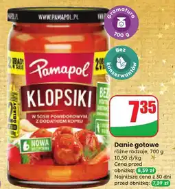 Dino Klopsiki w sosie pomidorowym Pamapol oferta