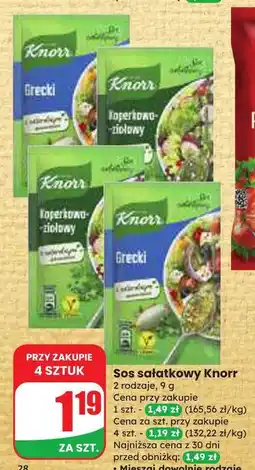 Dino Sos sałatkowy koperkowo-ziołowy Knorr oferta