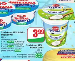 Dino Śmietana 12% Zott Primo oferta