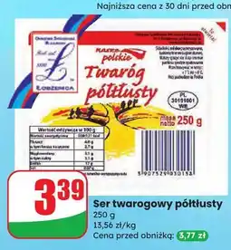 Dino Twaróg półtłusty Osm Łobżenica oferta
