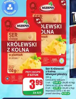 Dino Ser królewski z kolna - plastry Mlekpol oferta