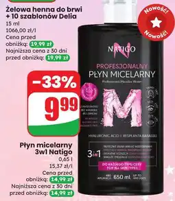 Dino Płyn micelarny profesjonalny Natigo oferta