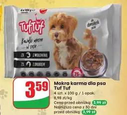 Dino Karma dla psa kawałki w sosie wołowina z drobiem Tuf oferta