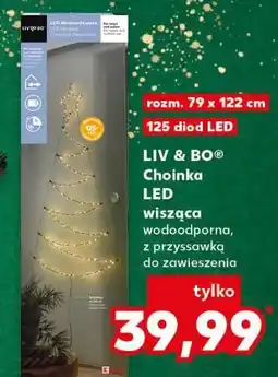 Kaufland Choinka dekoracja led Liv & Bo oferta