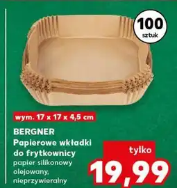 Kaufland Wkładki papierowe do frytkownicy Bergner oferta
