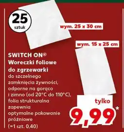 Kaufland Woreczki do pakowarki próżniowej sfb 50 b2 25 x 30 cm Switch On oferta