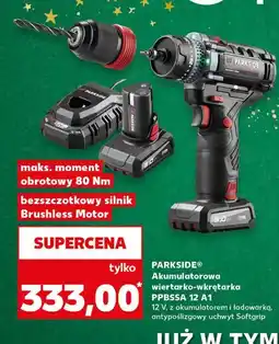 Kaufland Wiertarko-wkrętarka akumulatorowa 12v pabs 12 a1 Parkside oferta