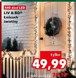 Kaufland Łańcuch świetlny 440 led Liv & Bo oferta
