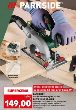 Kaufland Akumulatorowa piła ręczna Parkside oferta