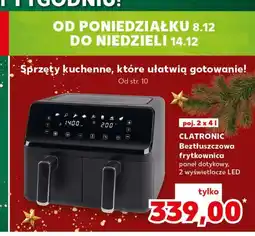 Kaufland Frytkownica beztłuszczowa 2 x 4 l Clatronic oferta
