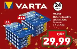 Kaufland Baterie aaa Varta Longlife oferta