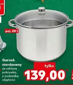Kaufland Garnek nierdzewny 20 l oferta