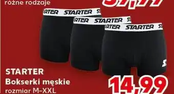 Kaufland Bokserki męskie m-xxl Starter oferta
